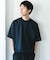 『吸水速乾／防シワ／抗ピリング／UVカット／イージーケア』DRYMIX クルーネック ショートスリーブ スウェットTシャツ