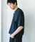 『吸水速乾／防シワ／抗ピリング／UVカット／イージーケア』DRYMIX クルーネック ショートスリーブ スウェットTシャツ