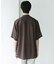 バンドカラーショートスリーブ 総柄シャツ