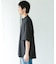 バンドカラーショートスリーブ 総柄シャツ