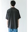 バンドカラーショートスリーブ 総柄シャツ
