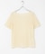 シャーリングシアートップ(5分袖)