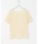 シャーリングシアートップ(5分袖)