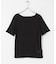 シャーリングシアートップ(5分袖)