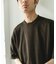 コットンレーヨンクルーネック ショートスリーブ Tシャツ