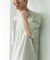 コットンレーヨンクルーネック ショートスリーブ Tシャツ