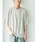 コットンレーヨンクルーネック ショートスリーブ Tシャツ