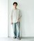 コットンレーヨンクルーネック ショートスリーブ Tシャツ