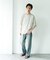 コットンレーヨンクルーネック ショートスリーブ Tシャツ