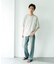 コットンレーヨンクルーネック ショートスリーブ Tシャツ