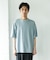 コットンレーヨンクルーネック ショートスリーブ Tシャツ
