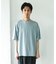 コットンレーヨンクルーネック ショートスリーブ Tシャツ