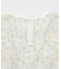 crinkle crinkle crinkle　SHEER FLOWER VEST BLOUSE