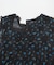 crinkle crinkle crinkle　SHEER FLOWER VEST BLOUSE