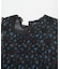 crinkle crinkle crinkle　SHEER FLOWER VEST BLOUSE