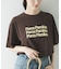 シアープリントカラーTシャツ