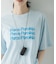 シアープリントカラーTシャツ