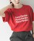 シアープリントカラーTシャツ