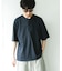 TOMPKINS ヘンリーネック ショートスリーブ Tシャツ