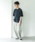 TOMPKINS ヘンリーネック ショートスリーブ Tシャツ