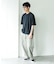 TOMPKINS ヘンリーネック ショートスリーブ Tシャツ