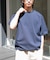 FORK&SPOON　クルーネックニットTシャツ