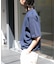 FORK&SPOON　クルーネックニットTシャツ