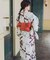 帯付き浴衣(変織生地)