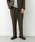 LIFE STYLE TAILOR　リネンライクコンフォータブル1タックパンツ