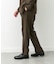 LIFE STYLE TAILOR　リネンライクコンフォータブル1タックパンツ