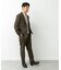 LIFE STYLE TAILOR　リネンライクコンフォータブル1タックパンツ
