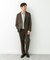 LIFE STYLE TAILOR　リネンライクコンフォータブル1タックパンツ