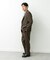 LIFE STYLE TAILOR　リネンライクコンフォータブル1タックパンツ