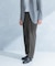 LIFE STYLE TAILOR　リネンライクコンフォータブル1タックパンツ