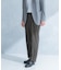 LIFE STYLE TAILOR　リネンライクコンフォータブル1タックパンツ