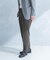 LIFE STYLE TAILOR　リネンライクコンフォータブル1タックパンツ