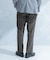 LIFE STYLE TAILOR　リネンライクコンフォータブル1タックパンツ