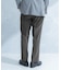 LIFE STYLE TAILOR　リネンライクコンフォータブル1タックパンツ