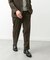 LIFE STYLE TAILOR　リネンライクコンフォータブル1タックパンツ