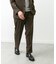 LIFE STYLE TAILOR　リネンライクコンフォータブル1タックパンツ