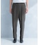 LIFE STYLE TAILOR　リネンライクコンフォータブル1タックパンツ
