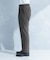 LIFE STYLE TAILOR　リネンライクコンフォータブル1タックパンツ