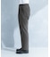 LIFE STYLE TAILOR　リネンライクコンフォータブル1タックパンツ