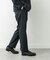 LIFE STYLE TAILOR　リネンライクコンフォータブル1タックパンツ