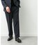 LIFE STYLE TAILOR　リネンライクコンフォータブル1タックパンツ