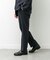 LIFE STYLE TAILOR　リネンライクコンフォータブル1タックパンツ