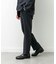 LIFE STYLE TAILOR　リネンライクコンフォータブル1タックパンツ