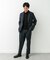 LIFE STYLE TAILOR　リネンライクコンフォータブル1タックパンツ
