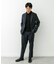 LIFE STYLE TAILOR　リネンライクコンフォータブル1タックパンツ