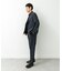 LIFE STYLE TAILOR　リネンライクコンフォータブル1タックパンツ
